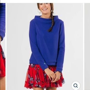 Dudley Stephens XL Brighton Boatneck vello cobalt